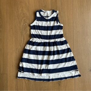 Striped Navy and White Kids Dress